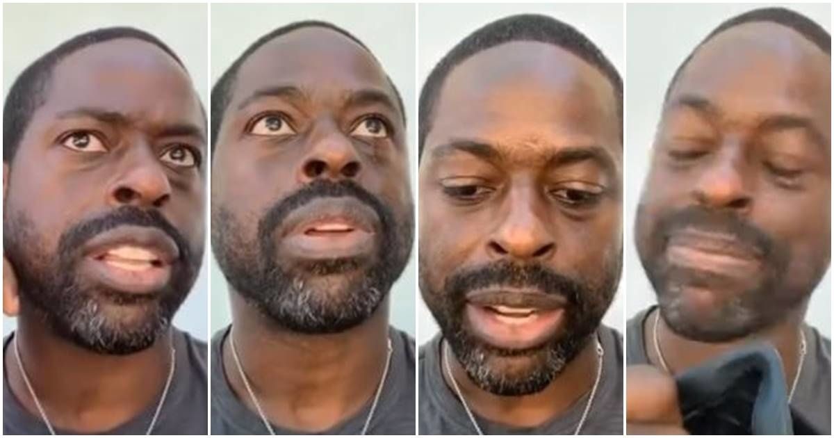 Sterling K. Brown shares what it's like to be a black man in America in moving tribute to Ahmaud Arbery