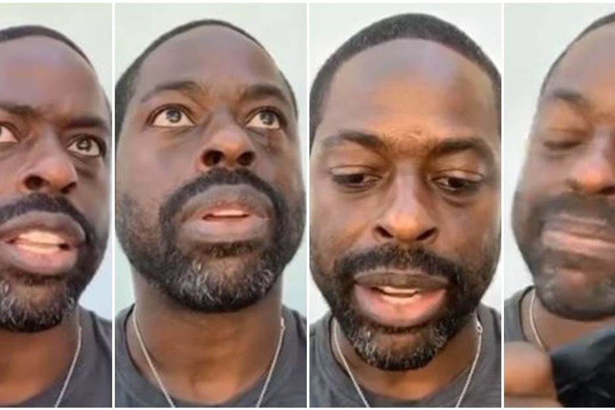 Sterling K. Brown shares what it's like to be a black man in America in moving tribute to Ahmaud Arbery