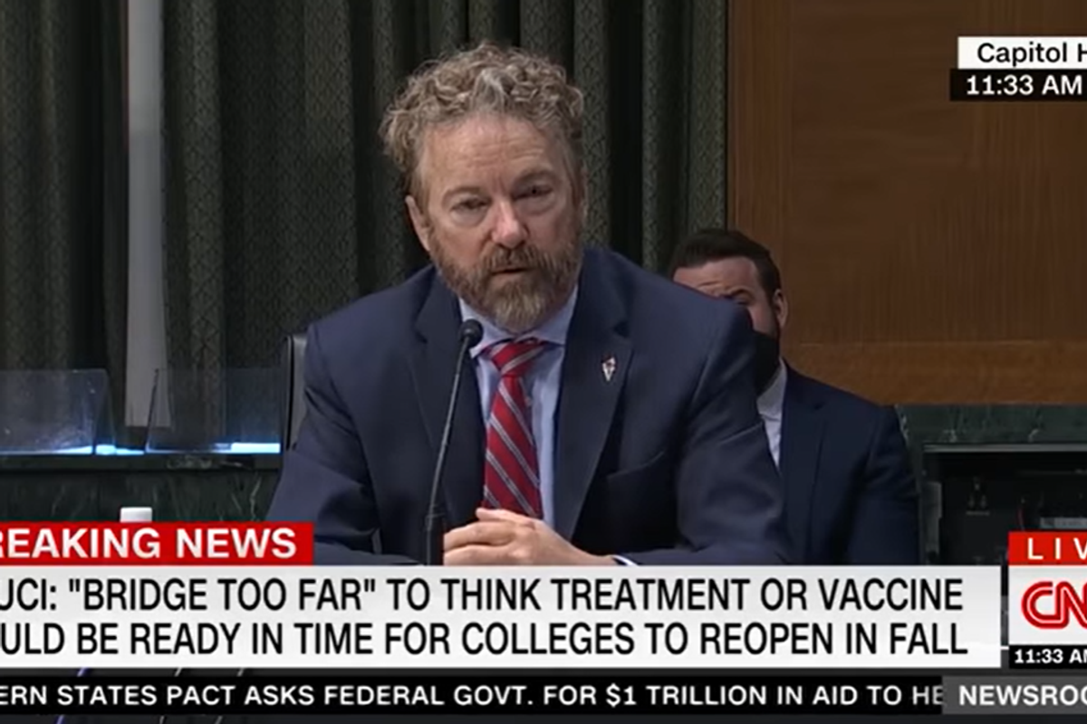 Dr. Fauci Heroically Refrains From Rand-Paul's-Neighboring Rand Paul