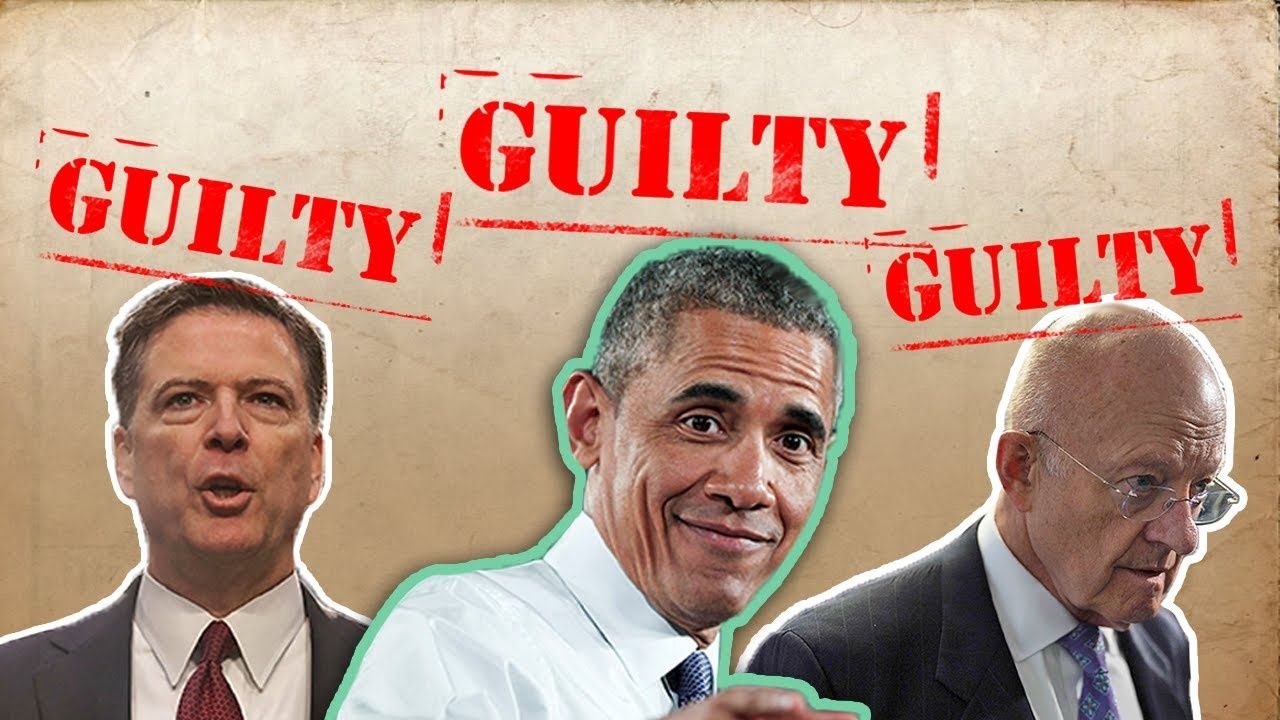 TRUMP, RUSSIA & OBAMAGATE: President Obama, James Comey & John Clapper looking more guilty each day