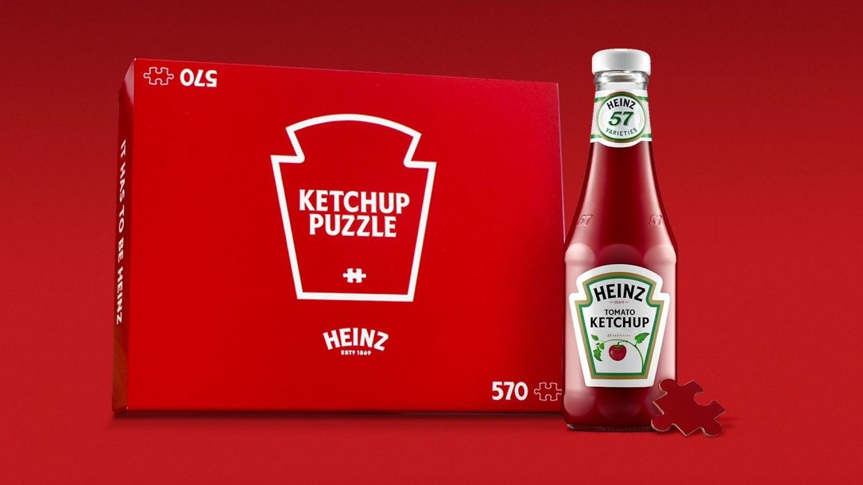 Heinz Ketchup introduces a puzzle that will most definitely have you seeing red