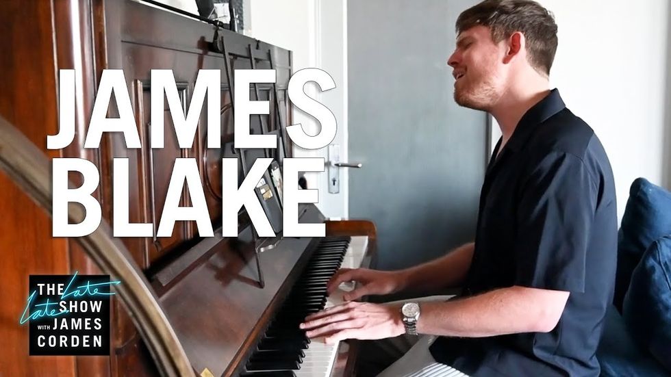 James Blake Covers Joni Mitchell on James Corden PAPER Magazine
