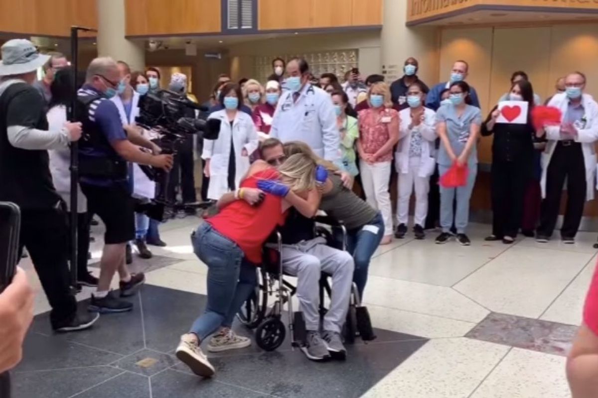 COVID-19 patient with 1% chance to live goes home after 64-days in the hospital, 31 days on a ventilator