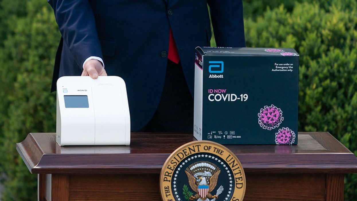 Trump Promoted Faulty Abbott Virus Test At Least Six Times