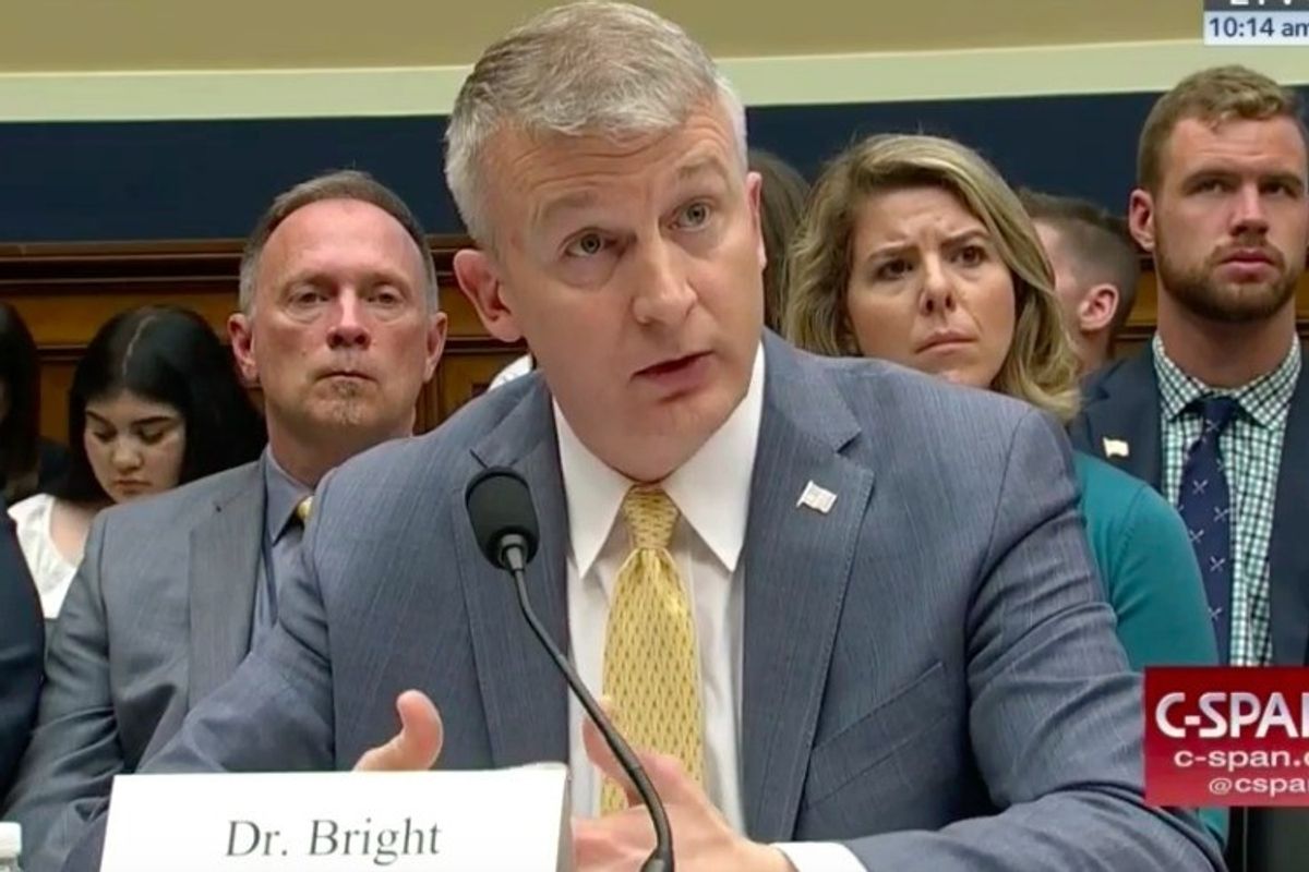 Ousted whistleblower Rick Bright demands a science-based pandemic response