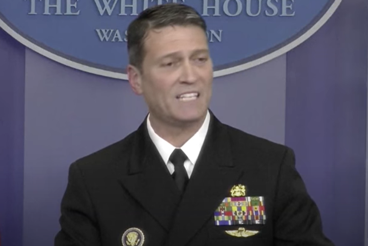 WTF Is Wrong With Former Trump Doc Ronny Jackson? A Wonkette Science Theory!