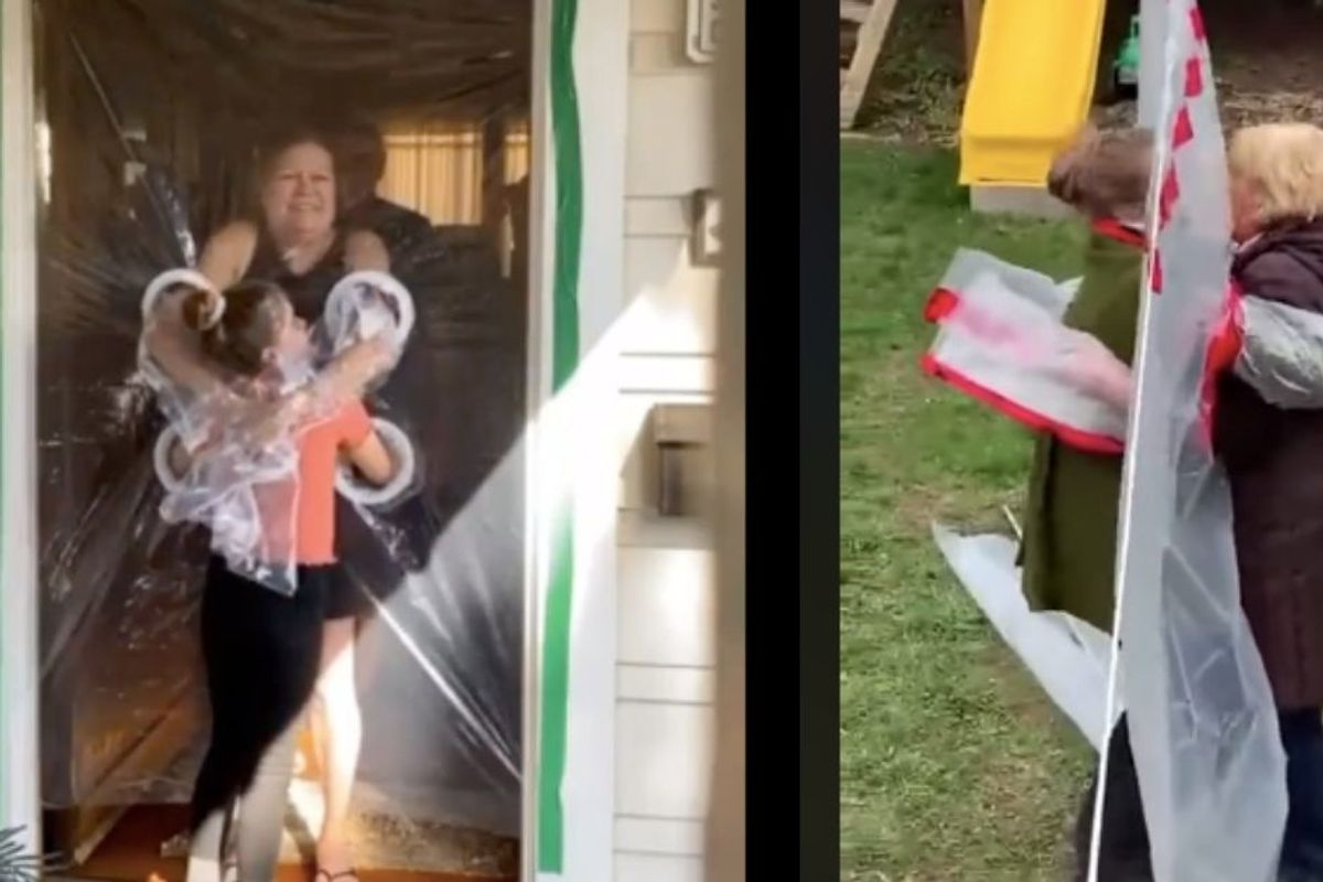 Hug curtains seem like a sweet way to hug loved ones—but they may not actually be safe