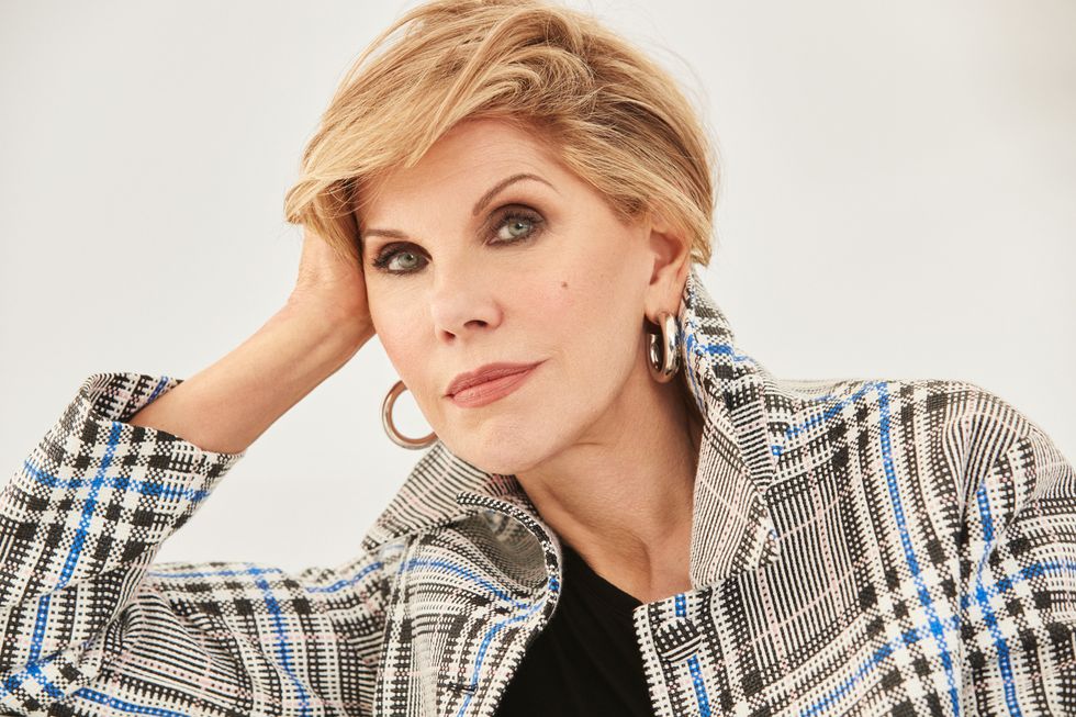 Close-up portrait of Christine Baranski.