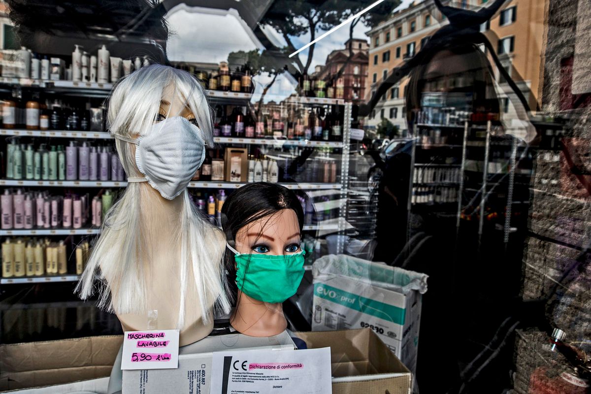 Pagliacciata in mascherina