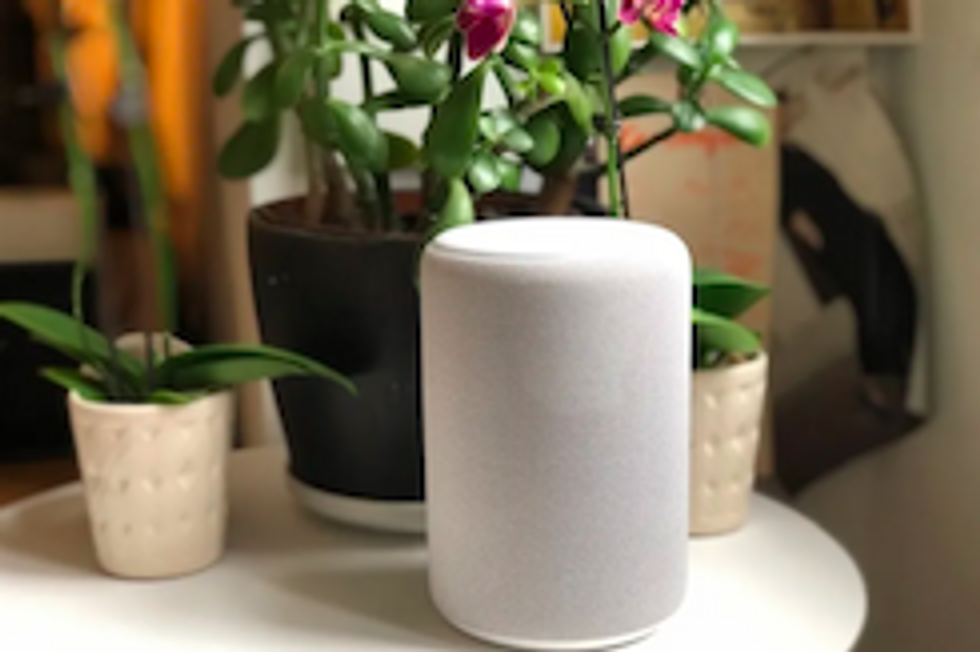 The Echo Plus, pictured here, is the perfect assistant for any mom \u2014 Alexa always does what she's told