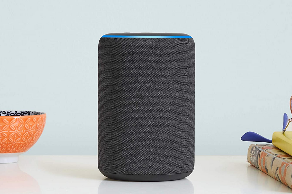 Amazon Echo smart speaker with Alexa