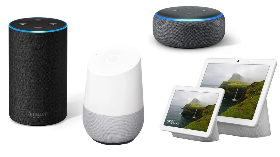Amazon Echo and Google Nest