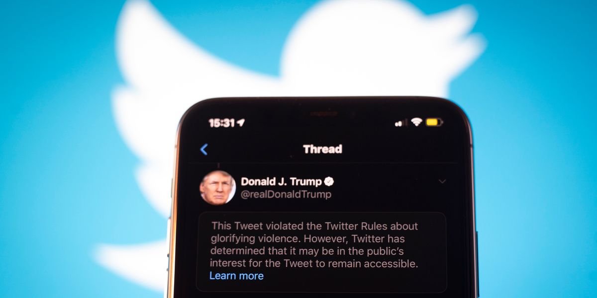Twitter Flags Trump and the White House Threats for Violence