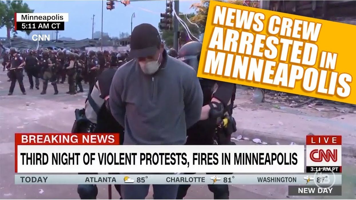 CNN reporter Omar Jimenez & camera crew ARRESTED by police in Minneapolis after night of riots