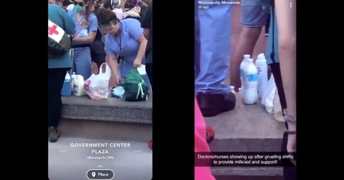 After grueling hospital shifts, nurses head to the front line of protests to offer aid