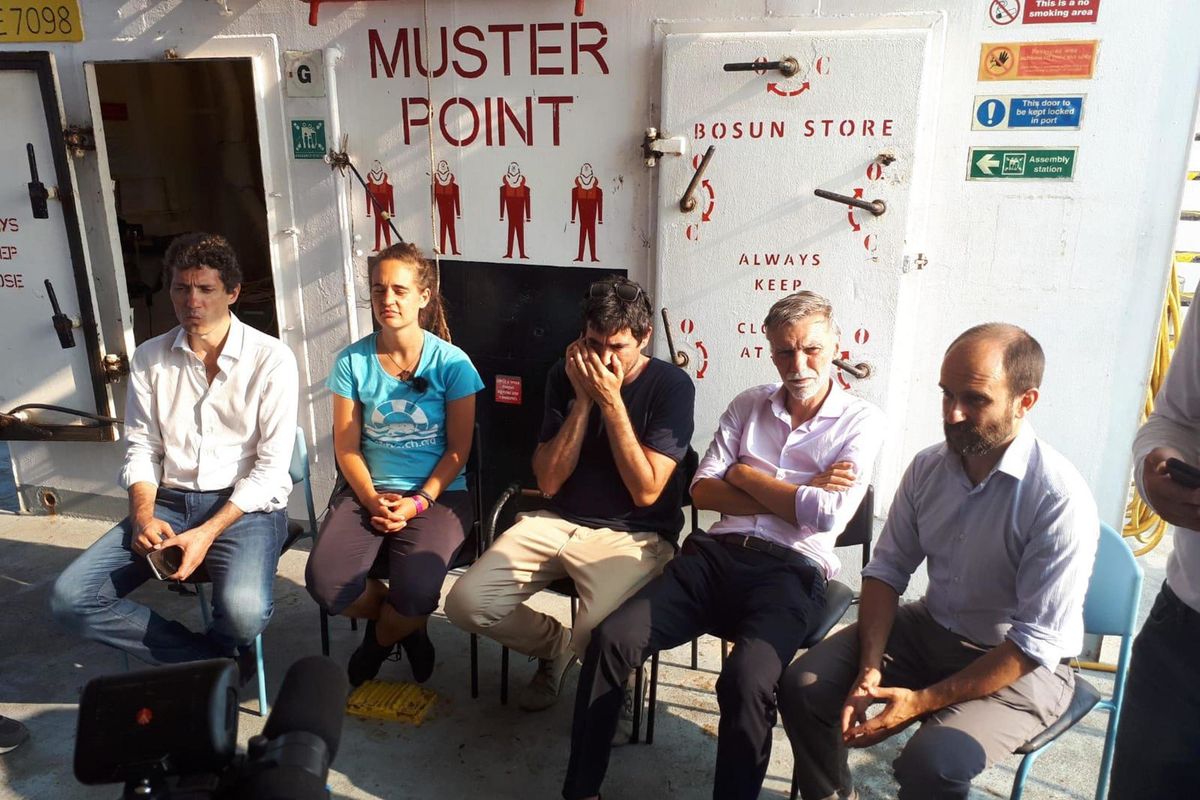 Delrio e soci a bordo della nave di Carola che trasportava pure tre torturatori libici