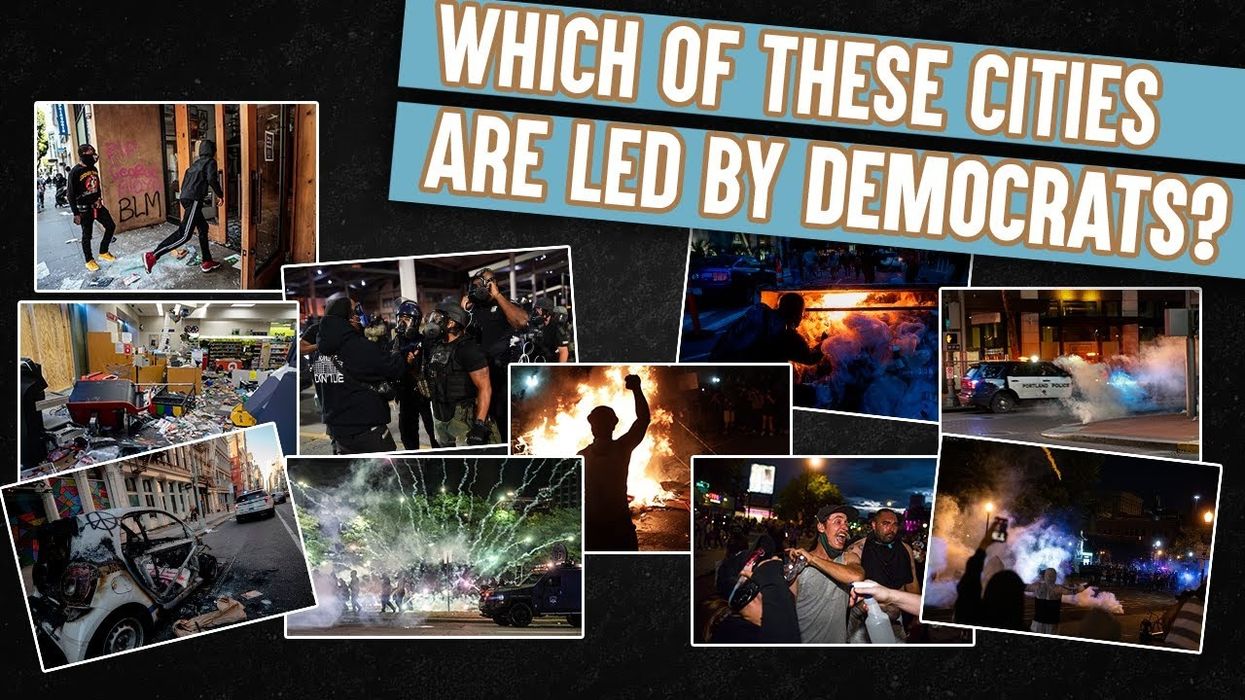 Odds Are 25:1: DEMOCRATS GOVERN the cities with violent protests, riots, looting and arson