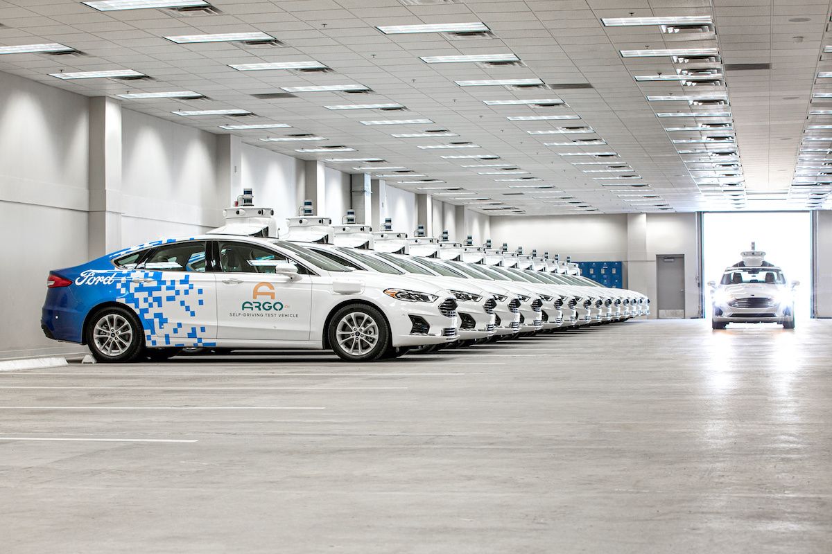 Argo AI autonomous test cars