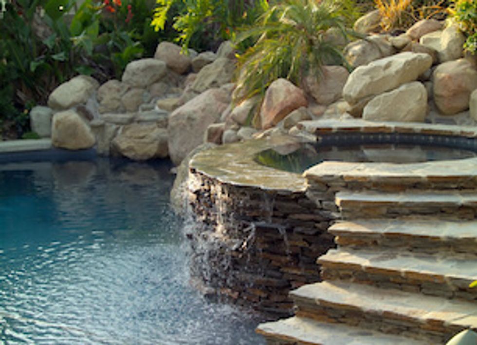 pool and hot tub