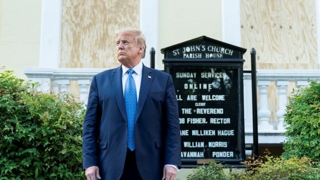 Donald Trump, St. John's Episcopal Church