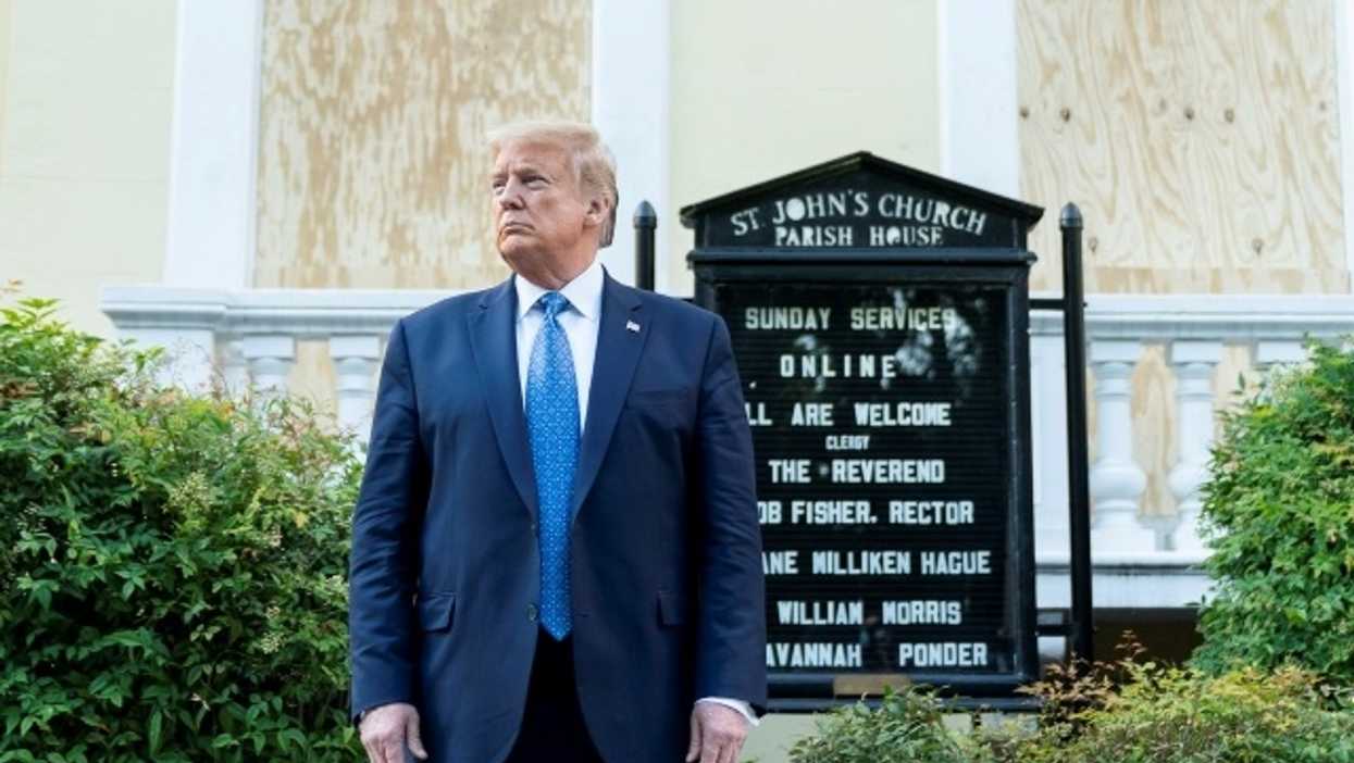 Donald Trump, St. John's Episcopal Church