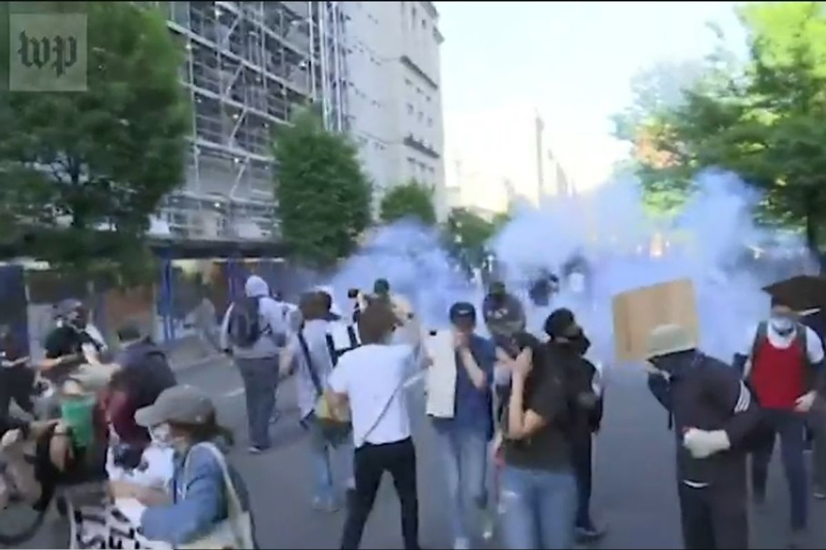 Park Police Didn't Use Tear Gas ON Protesters, They Used Tear Gas WITH Protesters