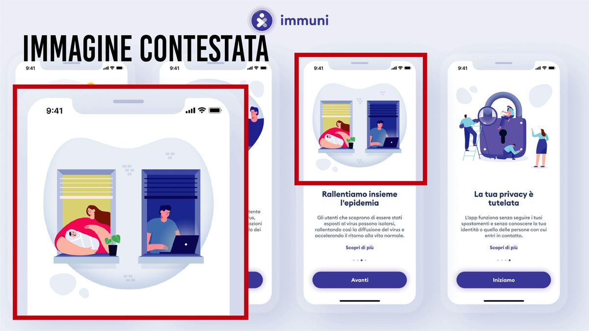 Si scannano sul logo dell’App anziché sui dati