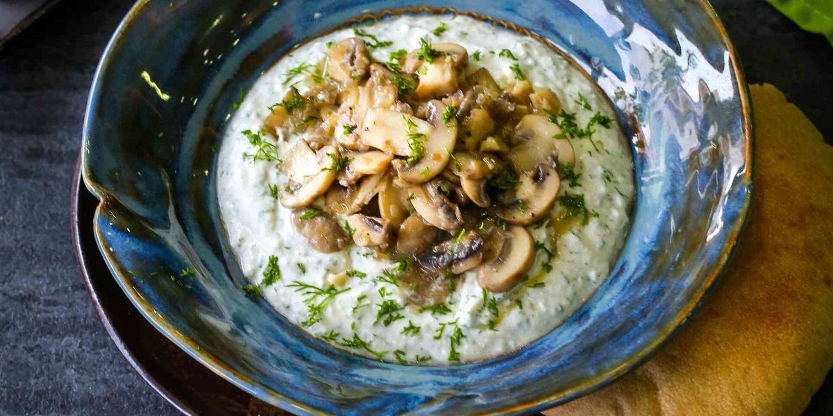 Mushrooms In Yogurt Cream With Dill My Recipe Magic