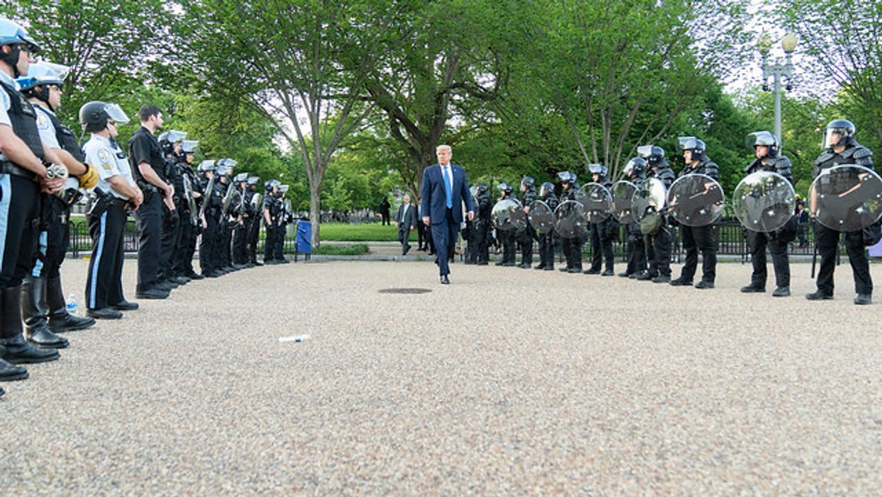 Lafayette Park assault, Donald Trump