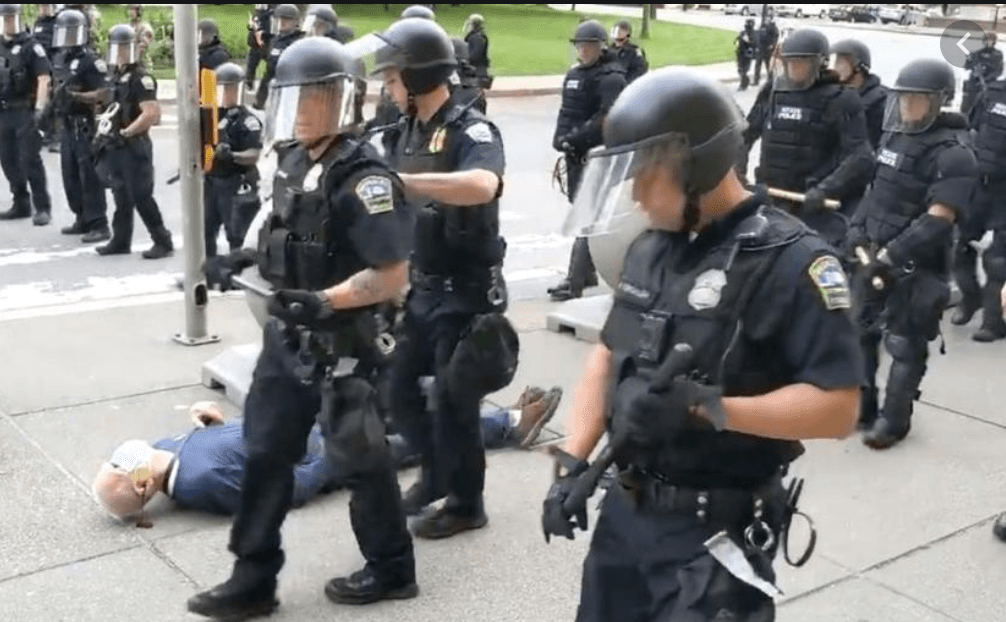 Cops Denied Assaulting Elderly Protester -- But There's A Video