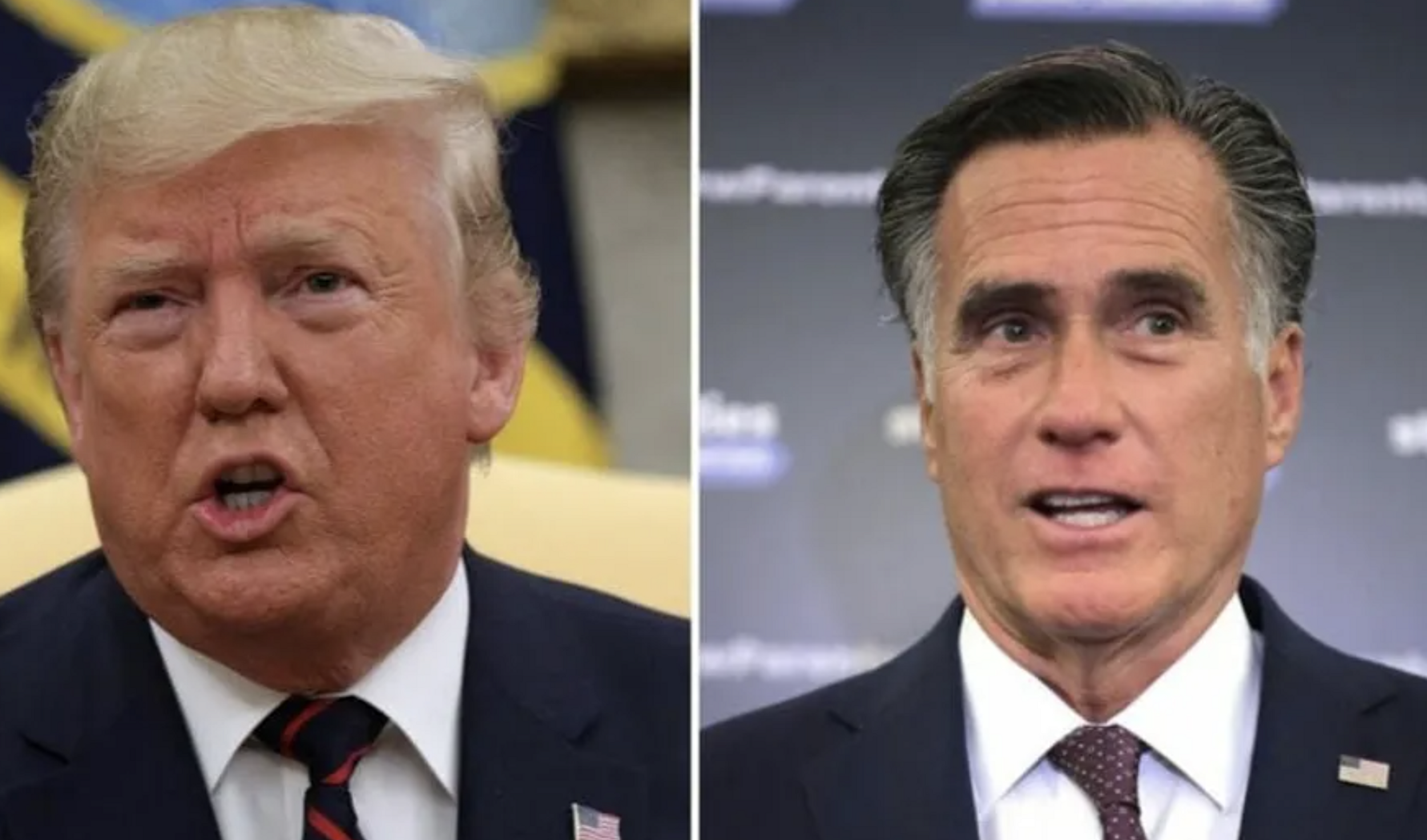 People Can't Stop Trolling Trump After He Tried to Go After Mitt Romney for 'Tanking' Poll Numbers In Utah