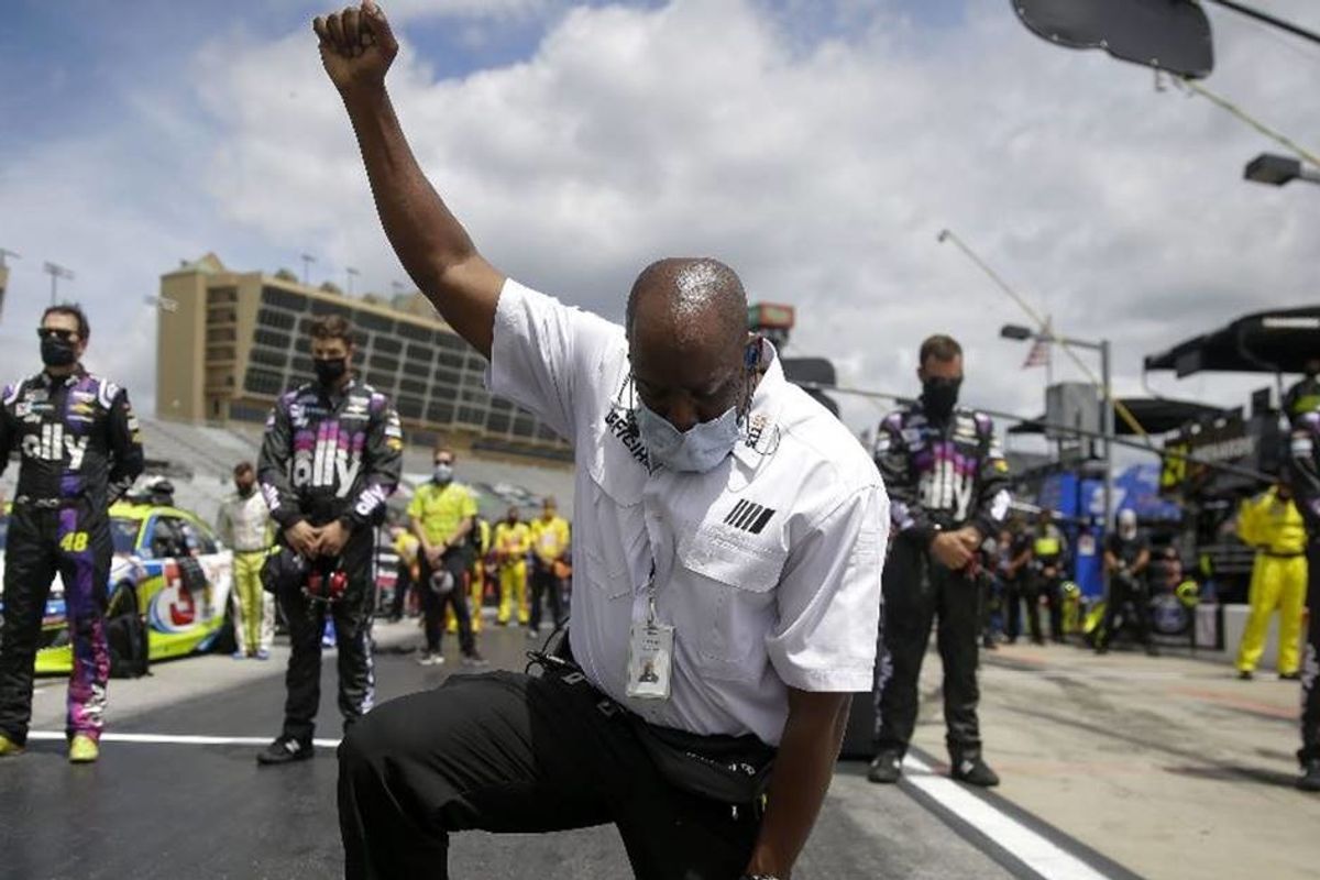 NASCAR's powerful support for racial justice shows that America may finally be getting the point