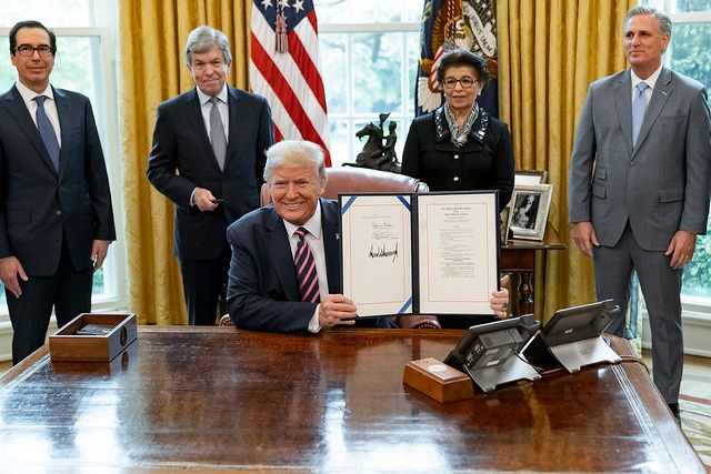 CARES act, CARES check