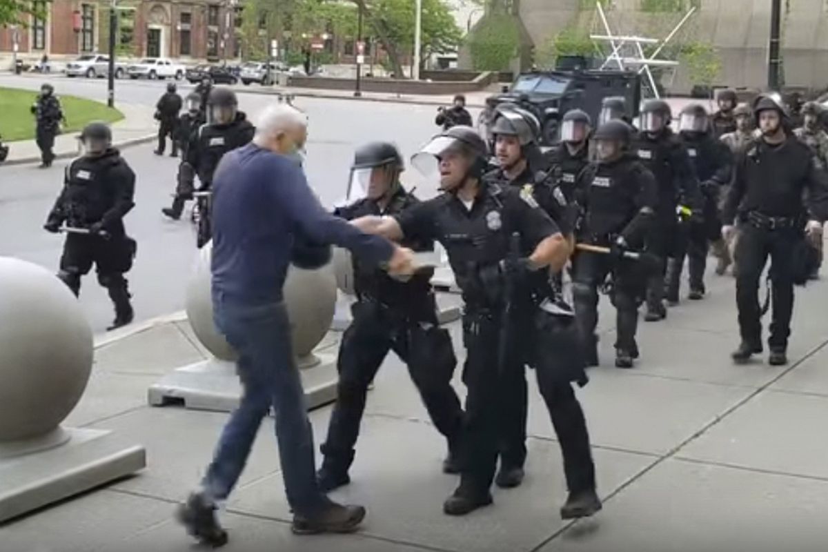 Donald Trump Explains Old Man Needed Head-Cracking For Being Antifa SPY