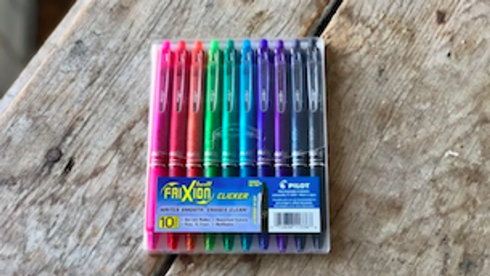 Pilot FriXion pens