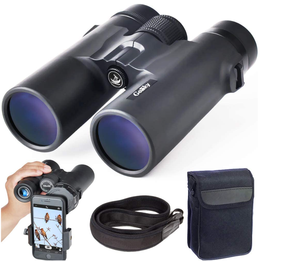 Gosky binoculars with smartphone mount