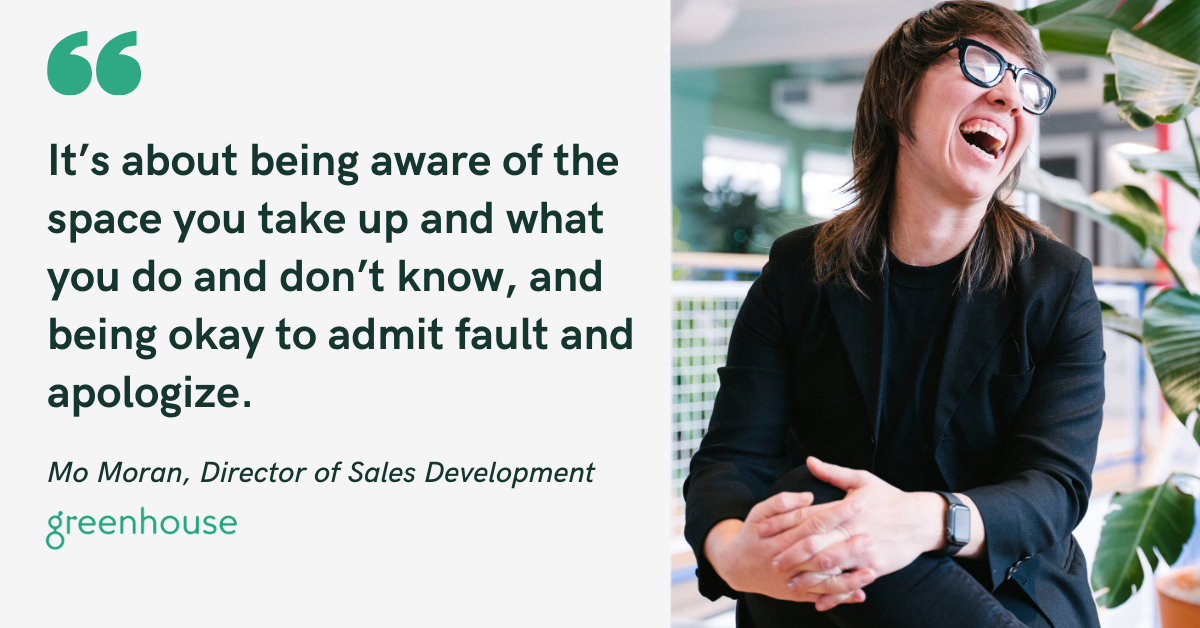 5 Tips for Building an Inclusive Company (& Sales Team) Culture, From Greenhouse's Mo Moran
