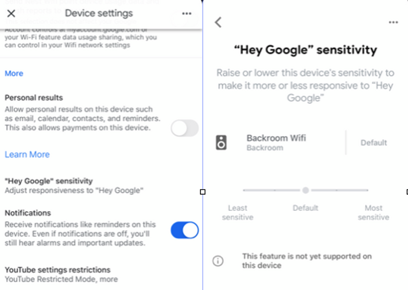 How to change the sensitivity of Hey Google: Adjusting Google