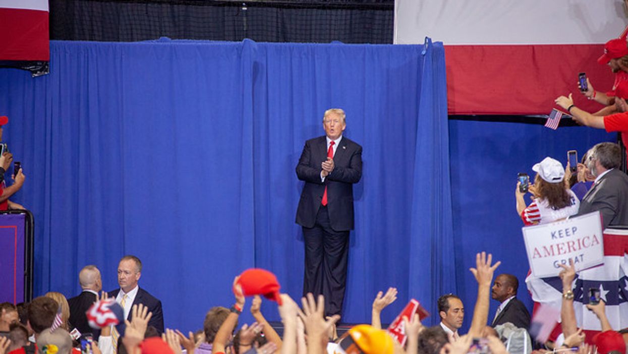 Trump black rally