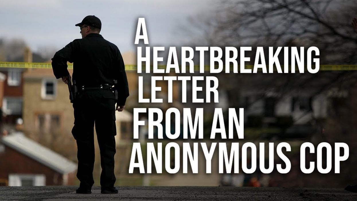 POWERFUL: Anonymous police officer sends emotional letter detailing what it's like to be a cop today