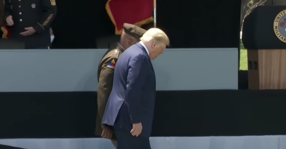 Someone Added David Attenborough Nature Show Narration to Video of Trump Shuffling Down Ramp at West Point, and People Love It