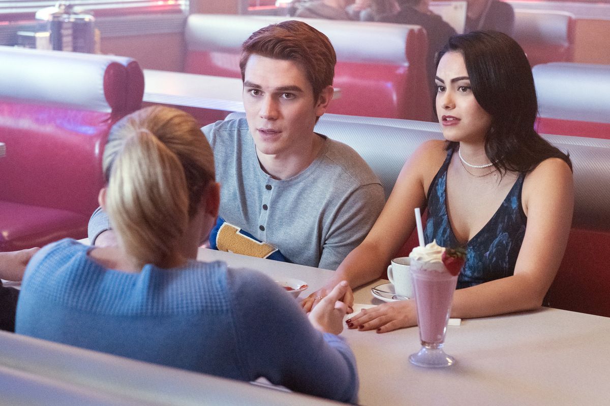 Lili Reinhart, KJ Apa, and Camila Mendes