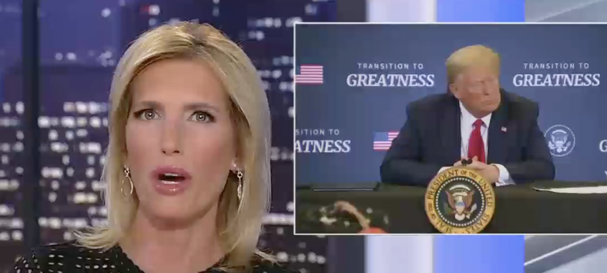 Laura Ingraham Just Tried to Claim There's 'Zero Evidence' That Trump Is Racist and the Mockery Was Swift