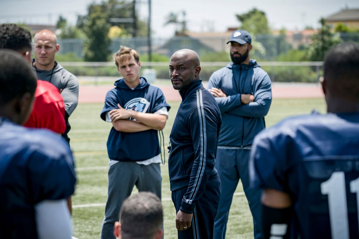 Taye Diggs as coach Billy Baker in the TV show from The CW All American