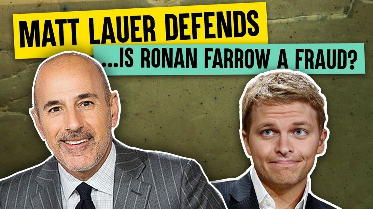 BEHIND THE SCENES: NBC anchor Matt Lauer & his journey to defend against Ronan Farrow allegations