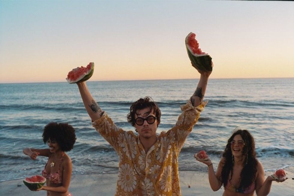 Harry Styles Releases Watermelon Sugar Music Video Full Of Everything We Want Right Now 2001