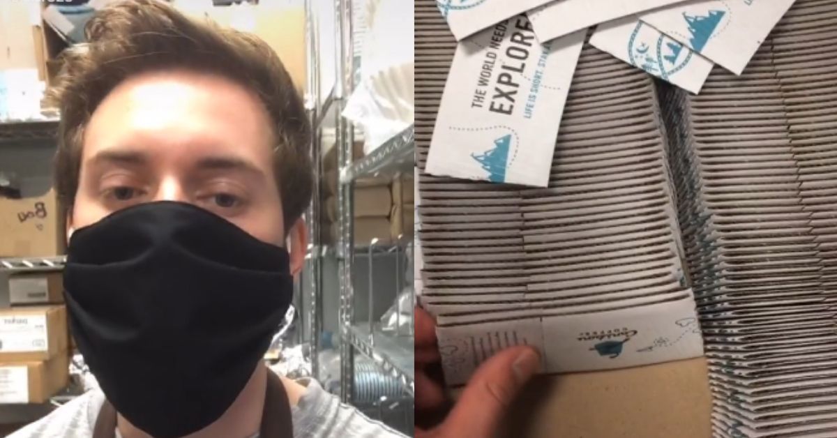 Coffee Chain Forced To Throw Out A Bunch Of Drink Sleeves That Are Hilariously Inappropriate For The Pandemic