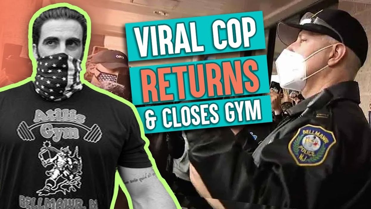 After supporting the reopen, cop returns and arrests NJ gym-goers; Government forces gym to close
