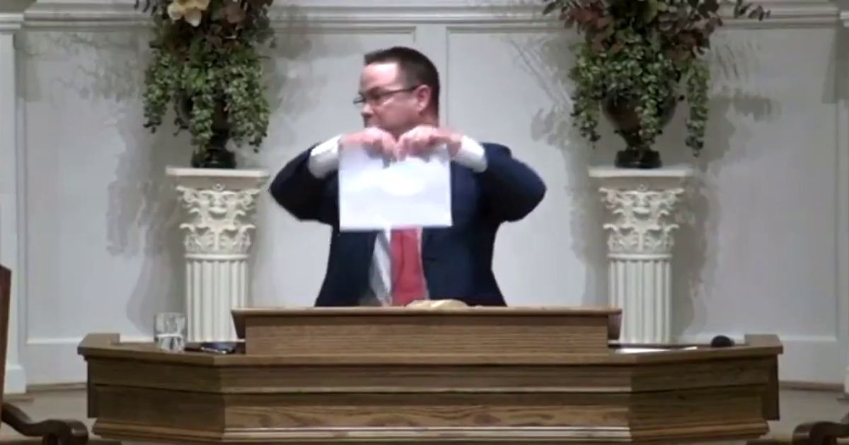 Defiant Baltimore Pastor Exclaims 'We're Gonna Do It God's Way!' As He Rips Up Cease-And-Desist Letter During Sermon