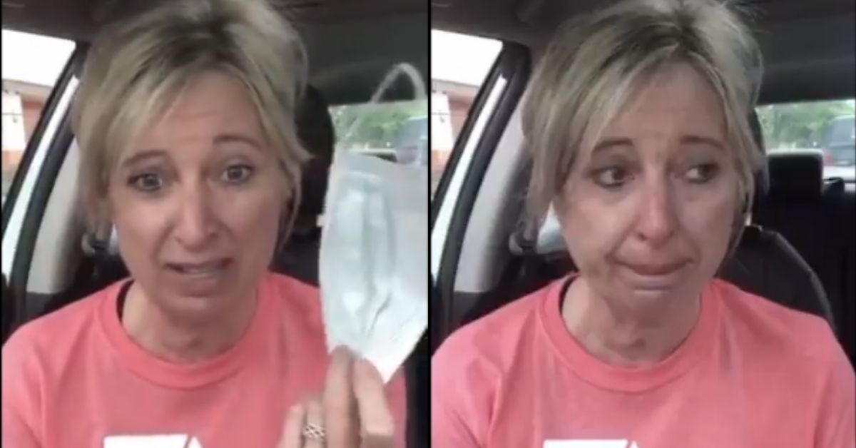 Woman Mocked For Ranting About The 'Emotional' Toll Of Having To Wear A Face Mask For 45 Whole Minutes